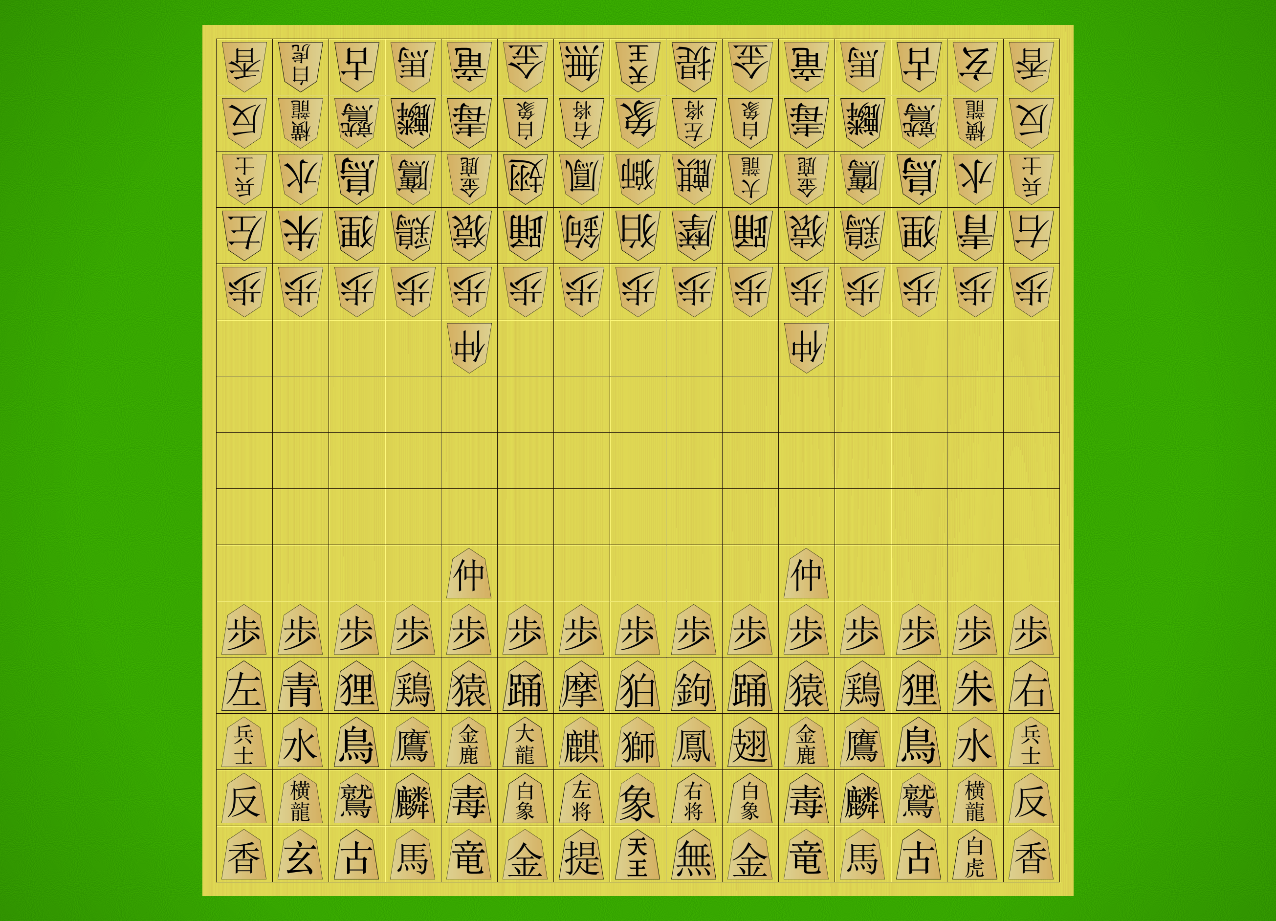 Tai Shogi, Board Game